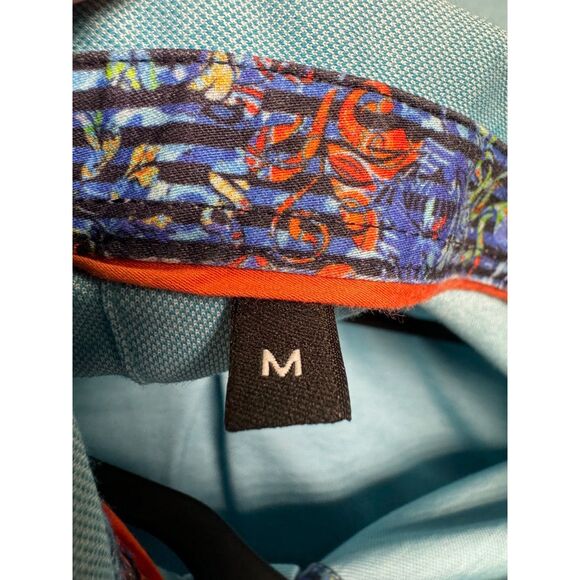 Bundle of 2 VISCONTI BLACK Blue and White Polos, Both Sz M - Picture 6 of 15